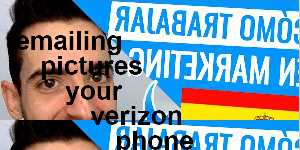 emailing pictures your verizon phone
