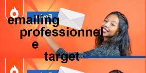 emailing professionnel e target