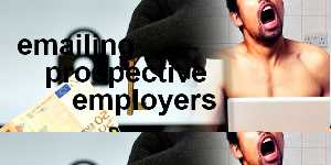 emailing prospective employers