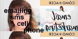 emailing sms cell phone