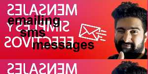 emailing sms messages