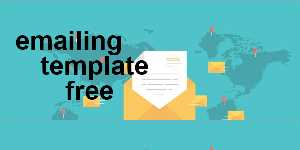 emailing template free
