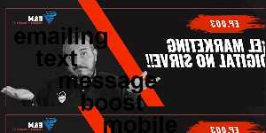 emailing text message boost mobile