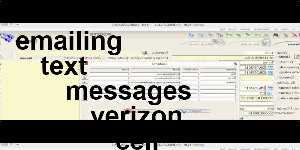emailing text messages verizon cell phones