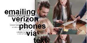 emailing verizon phones via text