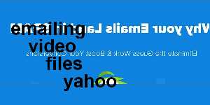 emailing video files yahoo
