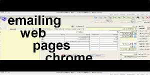 emailing web pages chrome