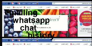 emailing whatsapp chat history