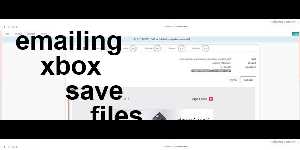 emailing xbox save files