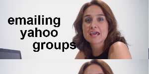 emailing yahoo groups