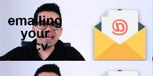 emailing your cv