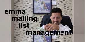 emma mailing list management