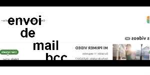 envoi de mail bcc