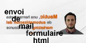 envoi de mail formulaire html