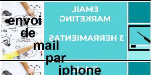 envoi de mail par iphone