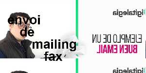 envoi de mailing fax