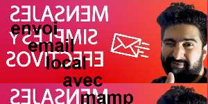 envoi email local avec mamp