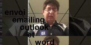 envoi emailing outlook et word