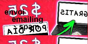 envoi emailing spam