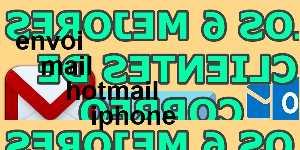 envoi mail hotmail iphone