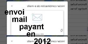 envoi mail payant en 2012