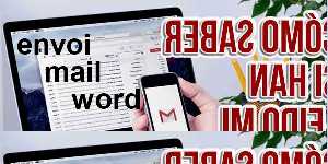 envoi mail word