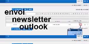 envoi newsletter outlook