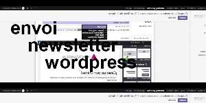 envoi newsletter wordpress