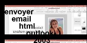 envoyer email html outlook 2003