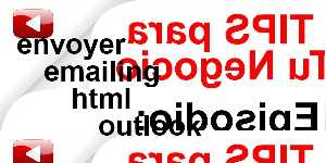 envoyer emailing html outlook