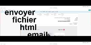 envoyer fichier html email