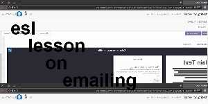 esl lesson on emailing