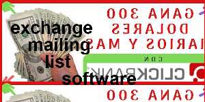 exchange mailing list software