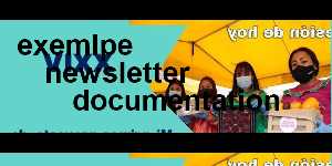 exemlpe newsletter documentation