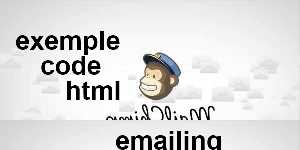 exemple code html  emailing