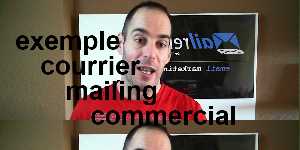 exemple courrier mailing commercial