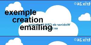 exemple creation emailing