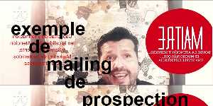 exemple de mailing de prospection