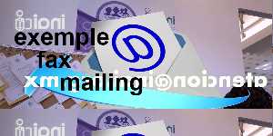 exemple fax mailing