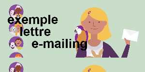 exemple lettre e-mailing