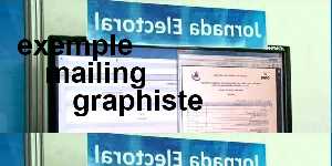 exemple mailing graphiste