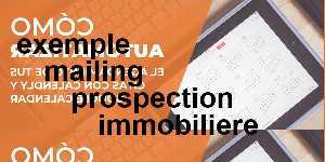 exemple mailing prospection immobiliere