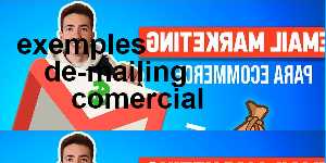 exemples de-mailing comercial