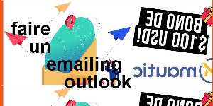 faire un emailing outlook