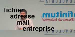 fichier adresse mail entreprise