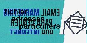 fichier adresses particuliers