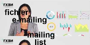 fichier e-mailing  mailing list