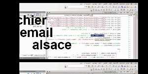 fichier email alsace