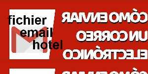 fichier email hotel