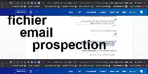 fichier email prospection
